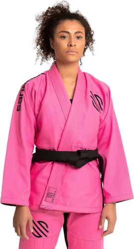 Vista 2 de Sanabul Essential BJJ Gi para mujer Jiu Jitsu Gi brasileño para mujer, tela ligera preencogida