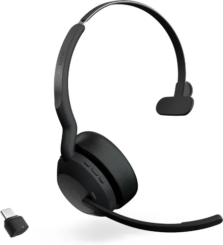 Vista 9 de Jabra Evolve2 55 Auriculares inalámbricos estéreo con ANC, color negro