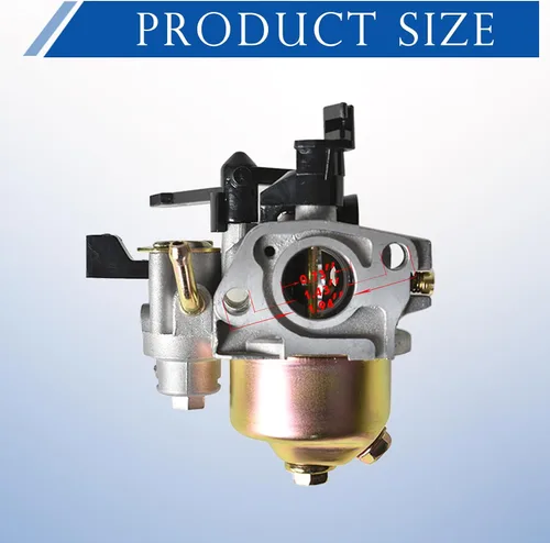 Vista 2 de WFLNHB Reemplazo del carburador de carbohidratos con palanca de estrangulamiento para Honda GX160 GX200 5.5HP 6.5HP 16100-ZH8-W61