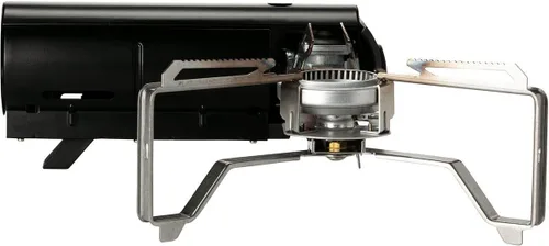 Vista 8 de Estufa Portátil Snow Peak para Hogar y Campamento, Estufa de Camping, Mochilero, Encendido Automático, Negra Uso versátil para acampar, mochileros