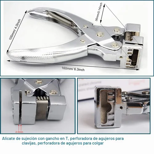 Vista 4 de Herramienta de corte manual en forma de T para trabajos pesados, perforadora de agujero (T Solt)