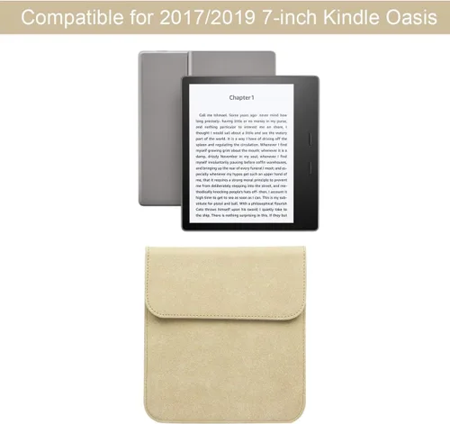 Vista 5 de Funda de cuero para Kindle Paperwhite 7 pulgadas E-Reader - Funda protectora para Kindle Paperwhite 10ª generación 2019/9ª generación 2017
