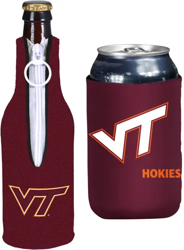 Vista 134 de College Team Color Logo Can & Bottle Holder Insulator Beverage Cooler Set