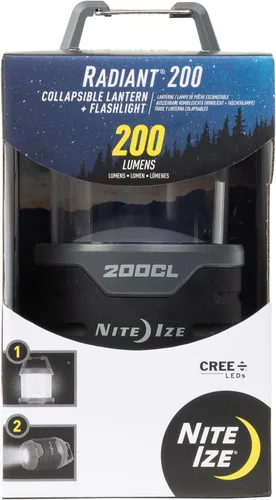 Vista 10 de Nite Ize Linterna Radiant 400, linterna de 400 lúmenes para campamento o preparación de emergencia, linterna radiante 400, color negro