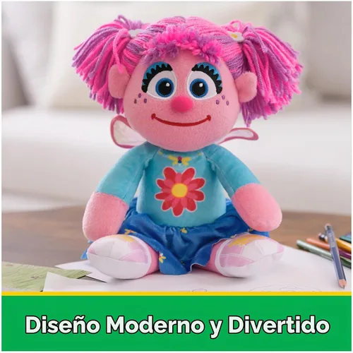Vista 2 de GUND Sesame Street Abby Cadabby Take Along Buddy - Peluche de 13 pulgadas