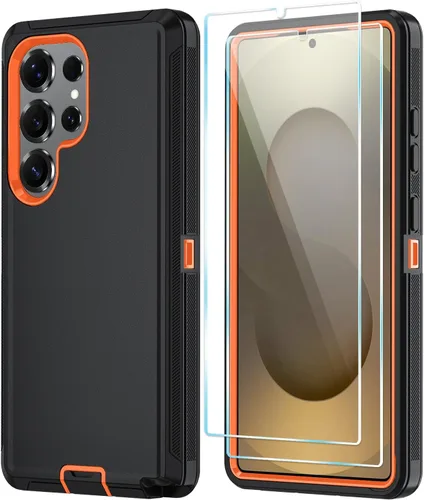 Vista 62 de ONOLA Funda compatible con Samsung Galaxy S24 Ultra con protector de pantalla HD, resistente a los golpes y a las caídas, funda de 3 capas
