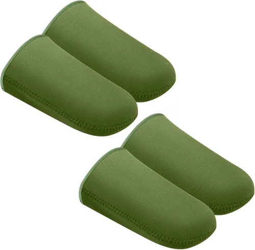Vista 9 de Zhanmai 2 pares de 0.118 in de neopreno para dedos de los pies, calentadores negros, botines térmicos para los pies, calcetines de baño de hielo