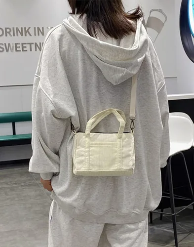 Vista 4 de Bolsos cruzados para mujer, bolsos de pana estilo hobo para el hombro, bolsos cruzados, carteras, bolso pequeño 2023