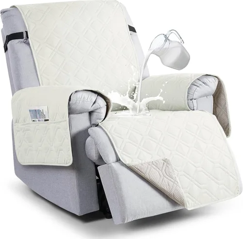 Vista 21 de VANSOFY Fundas 100% impermeables para sillas reclinables, funda antideslizante para silla reclinable para perros, protector de muebles, funda