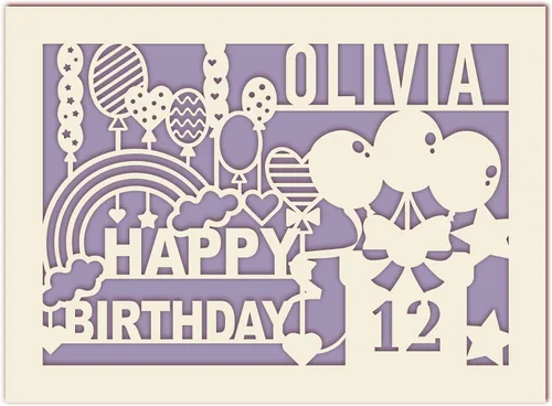 Vista 5 de EDSG Tarjetas de cumpleaños personalizadas para mujeres, hombres y niños, tarjeta de feliz cumpleaños para niñas, niños, regalo de cumpleaños