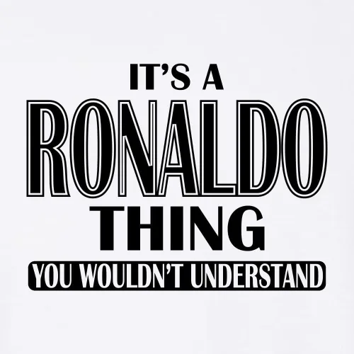 Vista 10 de Go All Out Camiseta Youth It's A Ronaldo Thing You Wouldn't Understand