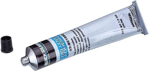 Vista 4 de Quicksilver 86166Q1 Adhesivo de fuelle – Resistente al aceite, grasa, gasolina y agua – Tubo de 1.5 oz