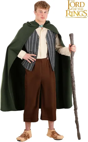 Vista 5 de Disfraz de Señor de los Anillos Samwise para adulto, auténtico disfraz de Samwise Halloween y traje de cosplay