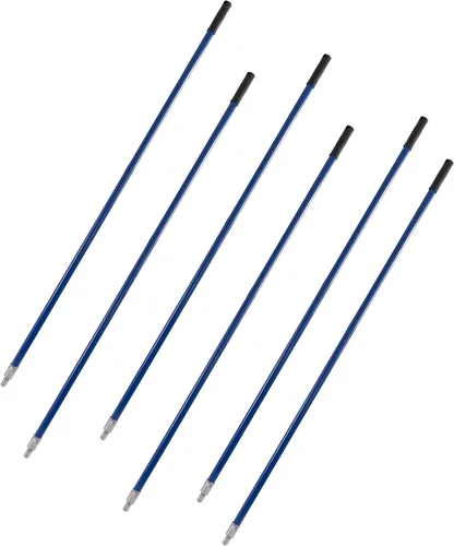 Vista 13 de Matthew - Cabezales de repuesto para trapeador húmedo de algodón resistente (azul, mediano, paquete de 12) con 2 paños de microfibra para uso