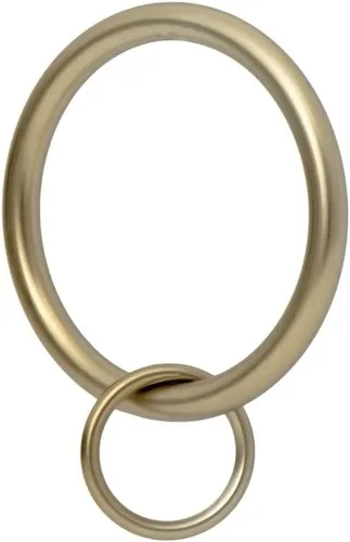 Vista 5 de Ivilon Anillos de Cortina con Ojales de Tapicería - Anillo de 1.7" para Pasadores de Gancho, Juego de 14 - Latón Antiguo Ant Brass