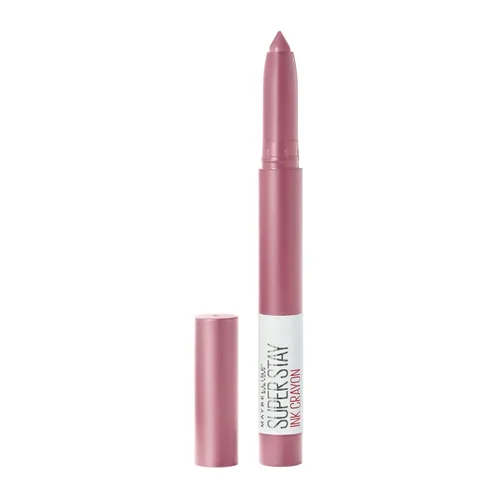 Vista 15 de Maquillaje de lápiz labial Maybelline Super Stay Ink Crayon, lápiz labial mate con punta de precisión con sacapuntas integrado, larga duración