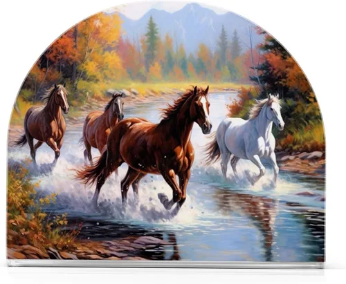 Vista 13 de Qilmy Servilletero con bandera estadounidense y águila para mesas, servilleteros para cocina, servilleteros de mesa, servilleteros de cóctel