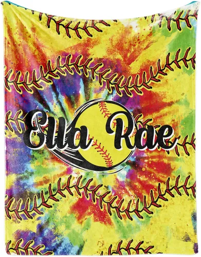 Vista 30 de Manta suave personalizada para bebés: manta de diseño de béisbol personalizada para niños con nombre y número, regalos de ropa de cama para bebés