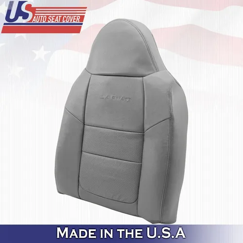 Vista 5 de 2001 para Ford F250 F350 Lariat Driver Top & Bottom Perforado Cuero Cubre Gris