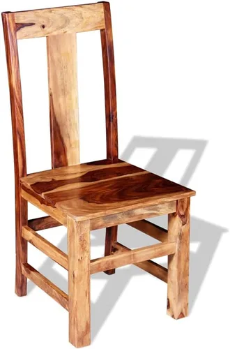 Vista 7 de Juego de 2 sillas de comedor, sillas de comedor de madera, sillas de cocina sin brazos de madera, sillas de comedor de madera para sala de estar