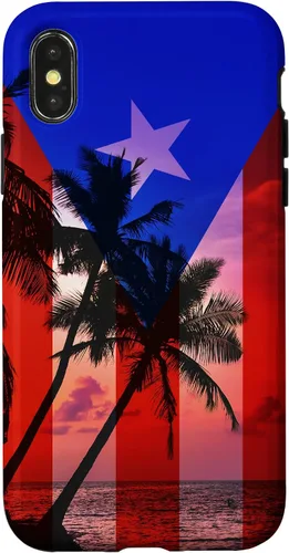 Vista 5 de Tropical Ocean Vibes Puerto Rico Flag - Funda para iPhone 17
