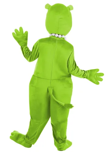 Vista 9 de Disfraz de Hipopótamo Verde de Hungry Hungry Hippos para Adultos Multicolor