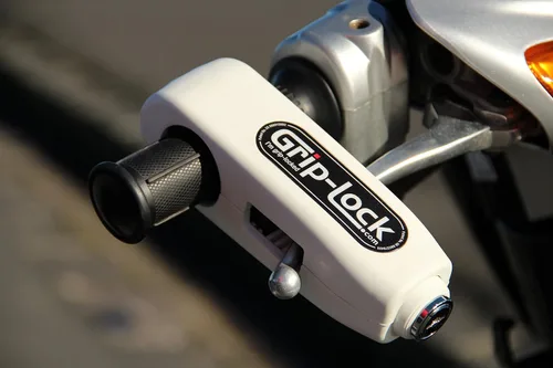 Vista 2 de Candado para Moto y scooter Grip Lock, Blanco