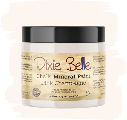 Vista 252 de Pintura para muebles con acabado de tiza Dixie Belle Paint Company - Amatista (4oz) - Pintura mineral de tiza chic púrpura profundo mate