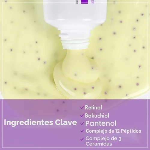 Vista 4 de TOSOWOONG Crema de Noche Real de Retinol 0.1%, Hidratante Facial Anti-Edad con Retinol, Bakuchiol, Piel Más Firme, Reduce Arrugas y Minimiza Poros