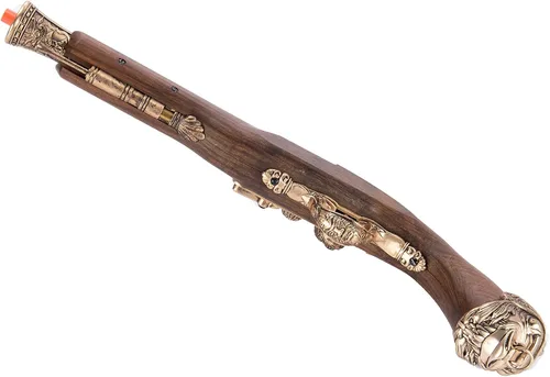 Vista 6 de Lancer Tactical HFC Flintlock Pirate CO2 Pistola Airsoft Oro