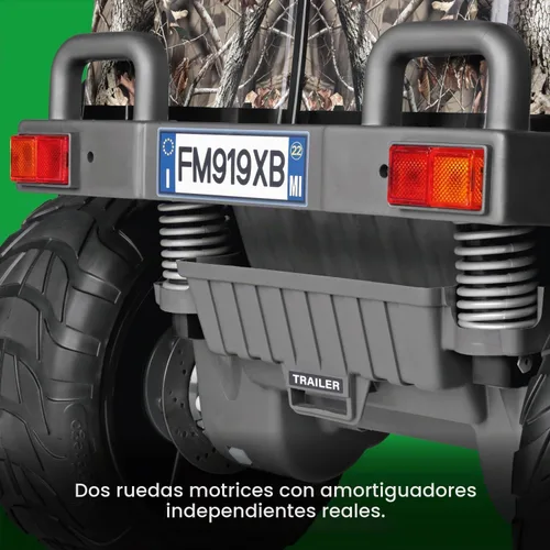Vista 8 de Peg Perego Gaucho PRO Realtree Camo 24 voltios, vehículo todoterreno extra grande