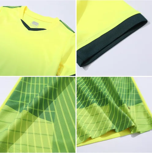 Vista 4 de Camiseta de fútbol para niños, camiseta y pantalones cortos de entrenamiento para equipo deportivo