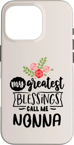 Vista 20 de My Greatest Blessings Call Me Nonna Italian Grandma Women Case for iPhone 17