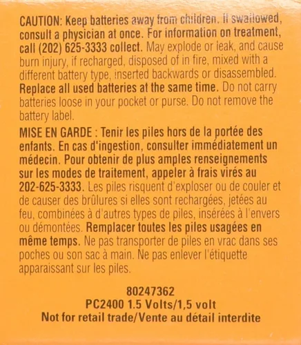 Vista 2 de Pila alcalina profesional PROCELL de DURACELL C12, 32-MA92-DH0O, 24, 24