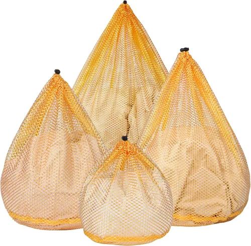 Vista 8 de 3 Piezas Bolsas de Malla para Lavandería Bolsas de Malla para Lavadora Jumbo para Ropa Delicada, Ropa de Cama, Juguetes con Cierre de Cordón