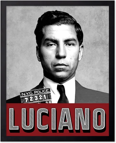Vista 8 de Poster Master Póster Big Al - Impresión de retrato Big Al, arte de escarcara, arte de traje de Chicago, arte de gángster, arte del jefe del crimen