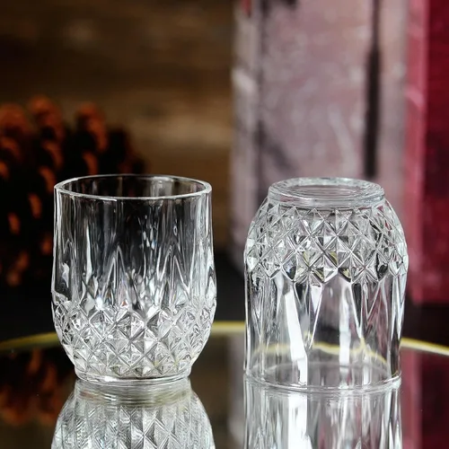 Vista 4 de Juego de 6 mini vasos de chupito de 3 onzas/tequila whisky de sabor lindo transparente