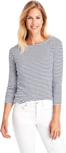 Vista 5 de vineyard vines Camiseta simple de cuello bote para mujer
