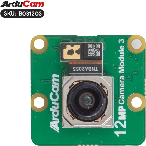 Vista 3 de Arducam para Raspberry Pi Cámara Módulo 3, 12MP IMX708 120 ° (D) Gran angular Noir Pi Cámara V3