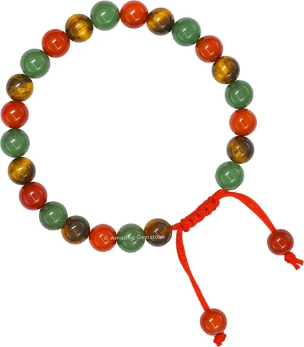 Vista 36 de Pulsera del zodiaco de cristales curativos