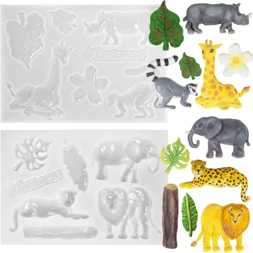 Vista 6 de Arctic Animals - Molde de silicona para fondant (11 cavidades, 1-3 pulgadas)