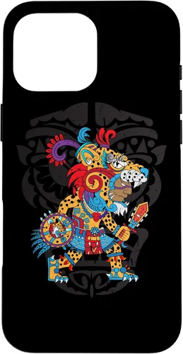 Vista 18 de Funda para iPhone 11 Aztec Jaguar Ancient Warrior Native Mexican Mythology