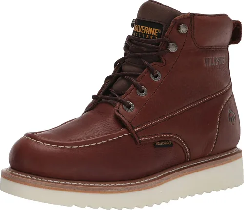 Vista 10 de Wolverine Loader Botas de trabajo para hombre de puntera suave de 6 pulgadas