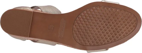 Vista 4 de Aerosoles Sandalia de cuña para mujer, dorado metálico, 9
