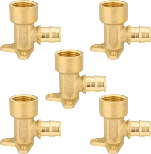 Vista 17 de 10 unidades HeSun 1/2" Pex A Expansión x 1/2" Hembra NPT Drop Ear Elbow