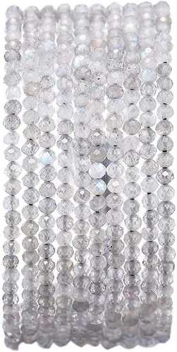 Vista 78 de BEADIA Cuentas de piedra natural africana de turquesa faceted rondelle 3x4mm semipreciosas sueltas para hacer joyas 38cm