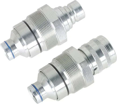 Vista 2 de 7246802 7246799, kit de acoplador de cara plana macho y hembra compatible con cargadora de minicargadora Bobcat