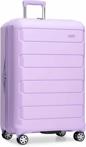 Vista 45 de Traveler's Choice Pagosa indestructible Hardshell expandible Spinner Equipaje, Azul bebé, Pagosa indestructible Hardshell expandible Spinner Equipaje