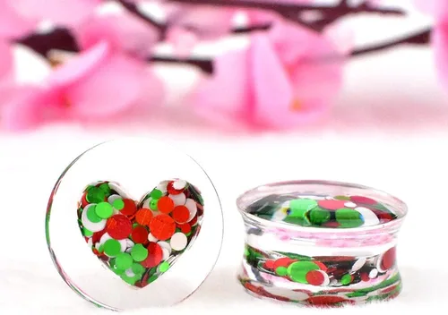 Vista 4 de 4 unidades2 pares de dilatadores acrílicos para el oído y los dilatadores de piercing para el cuerpo, joyería para el cuerpo, dilatador