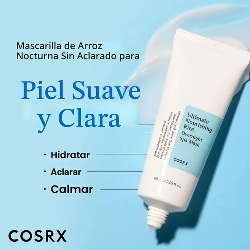 Vista 3 de [Cosrx], última mascara nutritiva de noce de arroz, spa, 2.1 oz 68% Rice Extract Sleeping Pack, Brightening, Deep Nourishment for Dull, Dry Skin